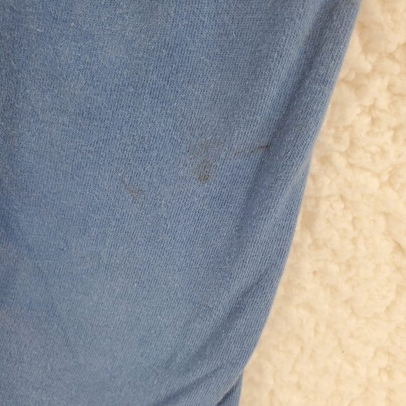 Vtg Harley Davidson Blue T-Shirt Single Stitch Men XL USA Flag Burt’s Cycle Cntr - Picture 11 of 16